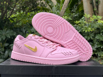 Authentic Air Jordan 1 Low “Method of Make” Perfect Pink/Metallic Gold Authentic Air Jordan 1 Low “Method of Make” Perfect Pink/Metallic Gold