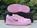 Authentic Air Jordan 1 Low “Method of Make” Perfect Pink/Metallic Gold