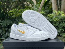 Authentic Air Jordan 1 Low “Method of Make” White/Metallic Gold Authentic Air Jordan 1 Low “Method of Make” White/Metallic Gold