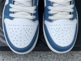 Authentic Air Jordan 1 Low White/Navy
