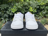 Authentic Air Jordan 1 Low “Method of Make” White/Metallic Gold