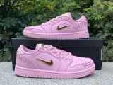 Authentic Air Jordan 1 Low “Method of Make” Perfect Pink/Metallic Gold