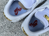 Authentic Air Jordan 1 Low “Method of Make” White/Metallic Gold