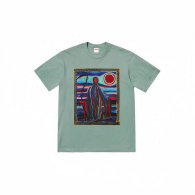 Supreme Short Round Collar T-shirt S-XL (189)