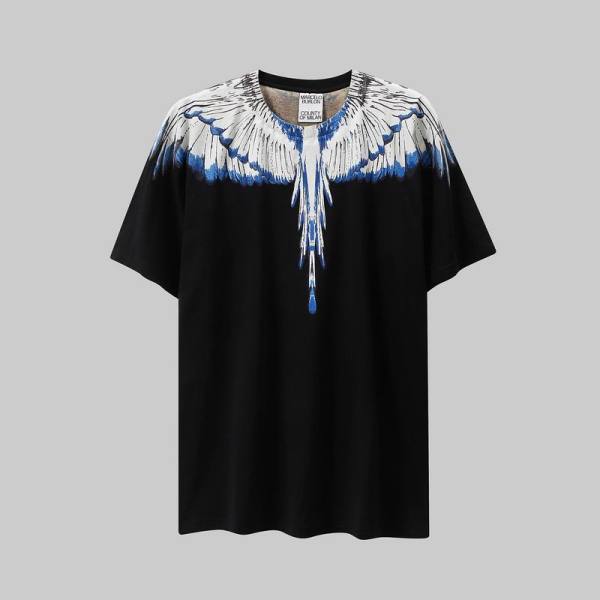 Marcelo Burlon Short Round Collar T-shirt S-XXL (29)