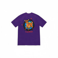 Supreme Short Round Collar T-shirt S-XL (123)