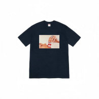 Supreme Short Round Collar T-shirt S-XL (371)