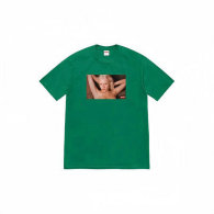 Supreme Short Round Collar T-shirt S-XL (110)