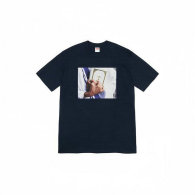 Supreme Short Round Collar T-shirt S-XL (260)