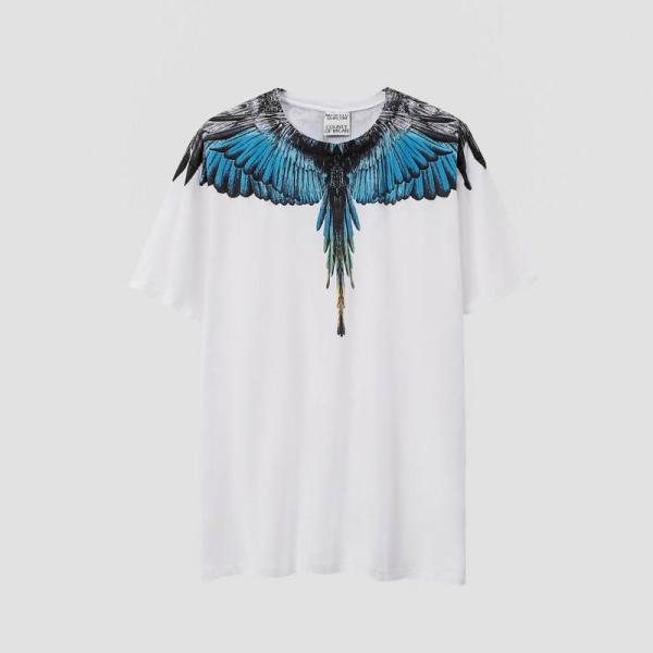 Marcelo Burlon Short Round Collar T-shirt S-XXL (45)