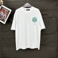 Chrome Hearts Short Round Collar T-shirt S-XL (35)