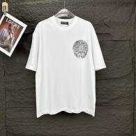 Chrome Hearts Short Round Collar T-shirt S-XL (51)