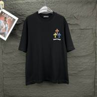 Chrome Hearts Short Round Collar T-shirt S-XL (45)