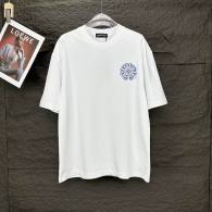 Chrome Hearts Short Round Collar T-shirt S-XL (39)