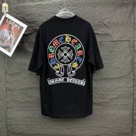Chrome Hearts Short Round Collar T-shirt S-XL (46)
