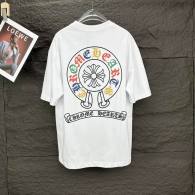Chrome Hearts Short Round Collar T-shirt S-XL (48)