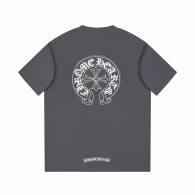 Chrome Hearts Short Round Collar T-shirt S-XL (68)