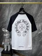 Chrome Hearts Short Round Collar T-shirt S-XL (70)