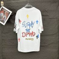 Chrome Hearts Short Round Collar T-shirt S-XL (62)