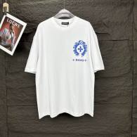 Chrome Hearts Short Round Collar T-shirt S-XL (43)