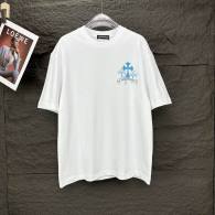 Chrome Hearts Short Round Collar T-shirt S-XL (31)