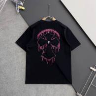 Chrome Hearts Short Round Collar T-shirt S-XXL (3)