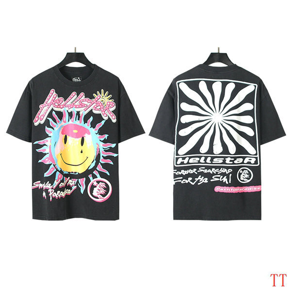 Hellstar Short Round Collar T-shirt S-XL (36)
