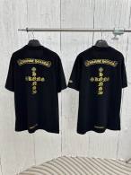 Chrome Hearts Short Round Collar T-shirt S-L (1)