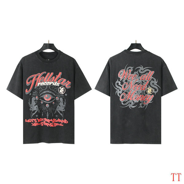Hellstar Short Round Collar T-shirt S-XL (1)