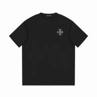 Chrome Hearts Short Round Collar T-shirt S-XL (65)