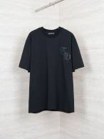 Chrome Hearts Short Round Collar T-shirt M-XXXL (8)