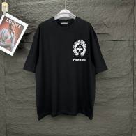 Chrome Hearts Short Round Collar T-shirt S-XL (41)