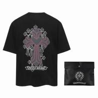Chrome Hearts Short Round Collar T-shirt XS-L (14)
