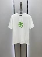 Balenciaga Short Round Collar T-shirt M-XXXL (16)