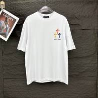 Chrome Hearts Short Round Collar T-shirt S-XL (47)