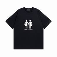 Balenciaga Short Round Collar T-shirt M-XXL (70)