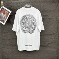 Chrome Hearts Short Round Collar T-shirt S-XL (52)