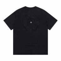 Chrome Hearts Short Round Collar T-shirt S-XL (26)