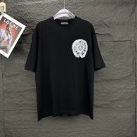 Chrome Hearts Short Round Collar T-shirt S-XL (49)