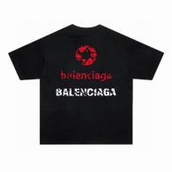 Balenciaga Short Round Collar T-shirt M-XXL (19)