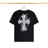 Chrome Hearts Short Round Collar T-shirt M-XXXL (2)