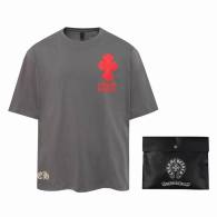Chrome Hearts Short Round Collar T-shirt XS-L (1)