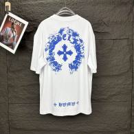 Chrome Hearts Short Round Collar T-shirt S-XL (44)