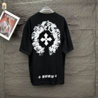 Chrome Hearts Short Round Collar T-shirt S-XL (42)