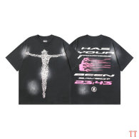 Hellstar Short Round Collar T-shirt S-XL (35)