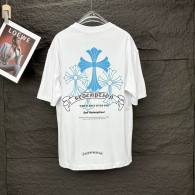 Chrome Hearts Short Round Collar T-shirt S-XL (32)
