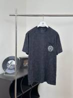 Chrome Hearts Short Round Collar T-shirt S-XL (86)