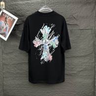 Chrome Hearts Short Round Collar T-shirt S-XL (56)