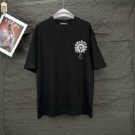 Chrome Hearts Short Round Collar T-shirt S-XL (33)