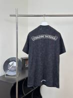 Chrome Hearts Short Round Collar T-shirt S-XL (87)